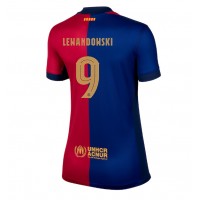 Barcelona Robert Lewandowski #9 Fußballbekleidung Heimtrikot Damen 2024-25 Kurzarm